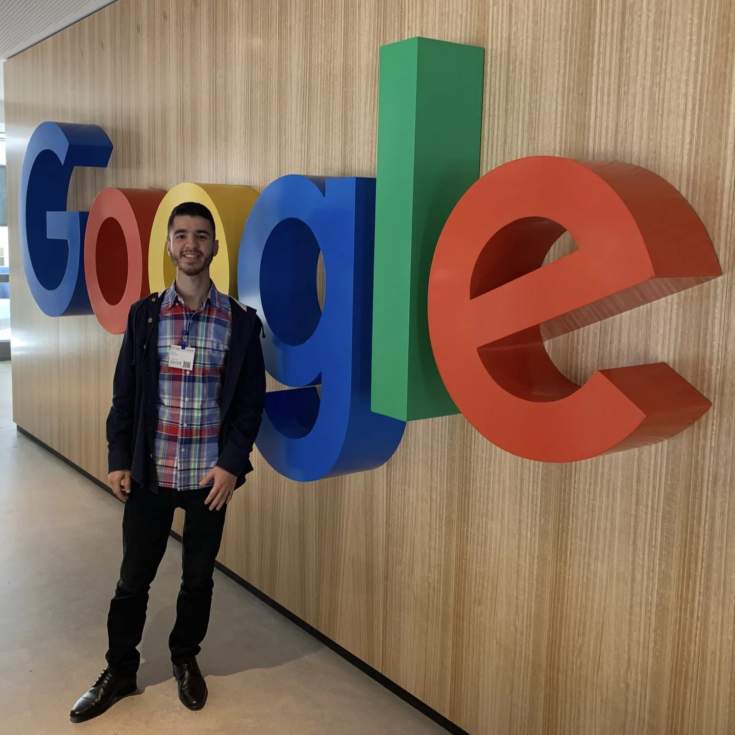 Jason Moussa, founder of Online Road, at Google HQ