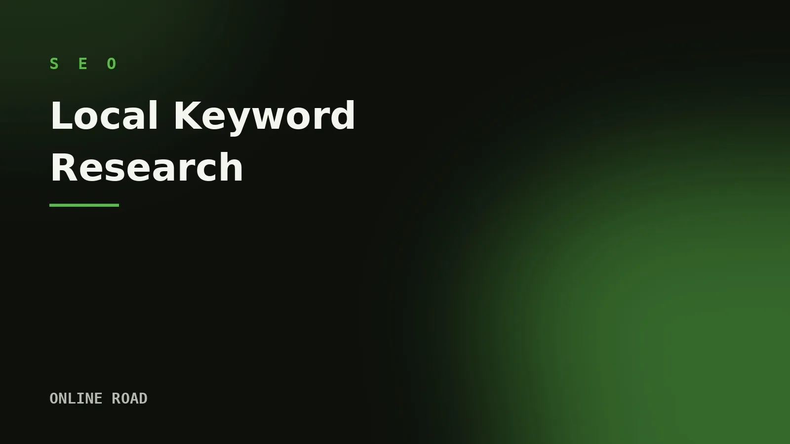 Local keyword research for Australian businesses: finding the suburb-level and near me searches that bring customers.